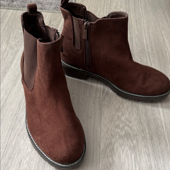 Torrid Rich Brown Ankle Booties - Picture 1 of 6